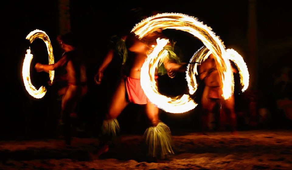 Hula Dancers and Fire Performers Hawaii Party Ideas Florida 2024