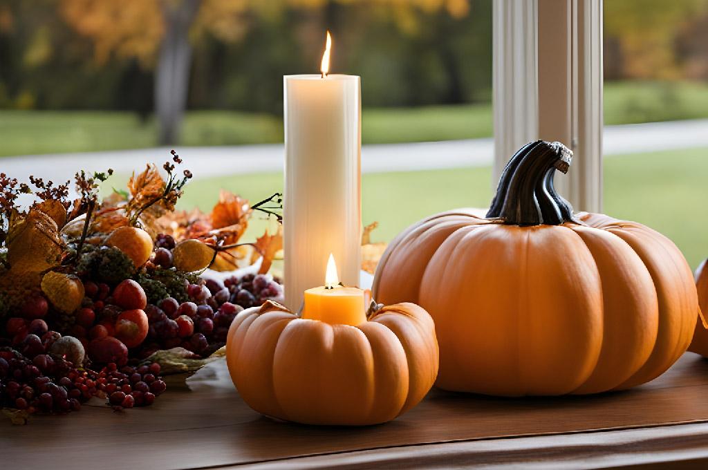 Pumpkin Candle Holders