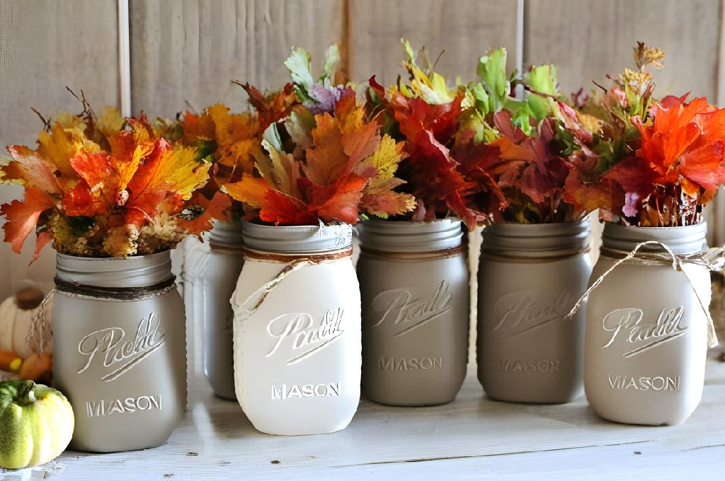 Mason Jar Vases