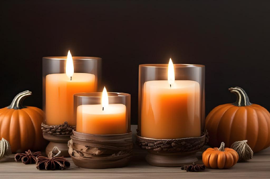 Pumpkin Spice Candles